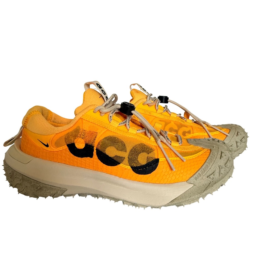 Nike ACG Mountain Fly 2 Low Kids Laser Orange Trail Shoes DV7903-800 Size 4.5Y
